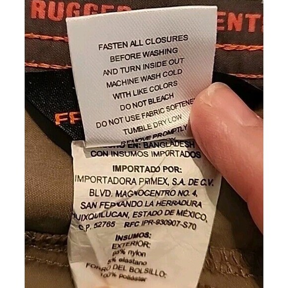 Rugged Elements Mens Youth Shorts Size 16 Lot Of 2  Tan and Dark Grey Cargo - Picture 5 of 10